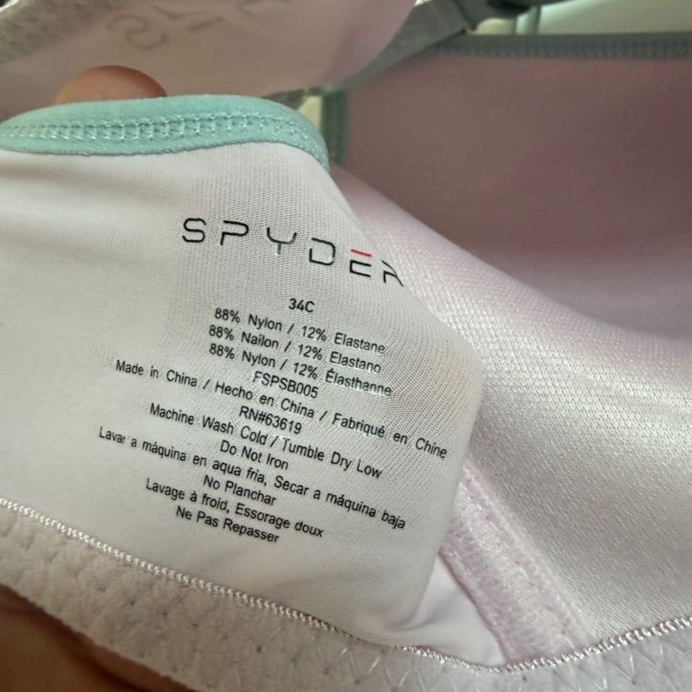 Spyder Intimates Wireless Bra Purple Womens 34C New! - Picture 5 of 5